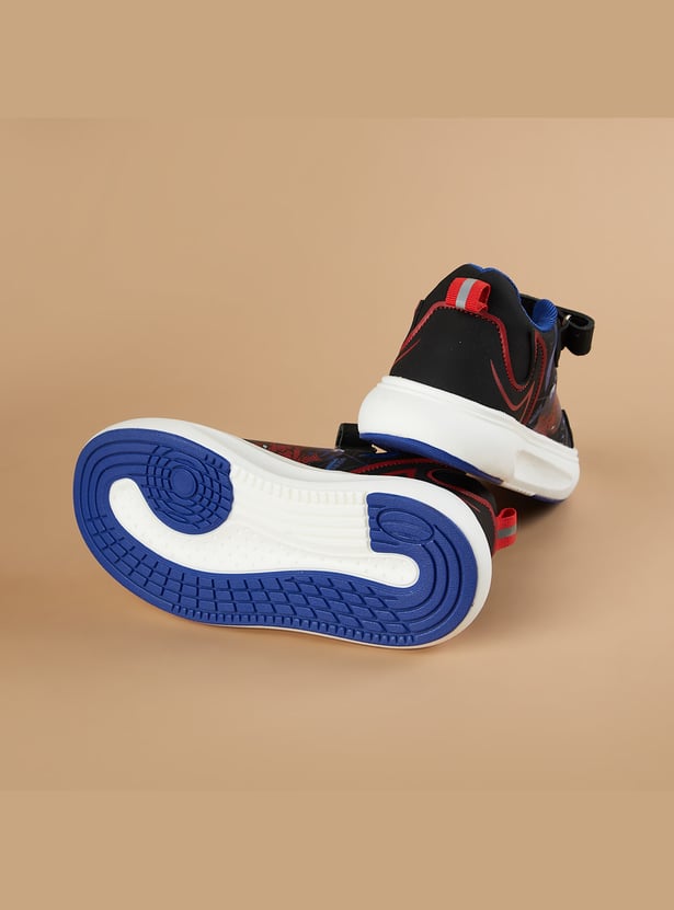 FAME FOREVER Boys Spider-Man Velcro Sneakers