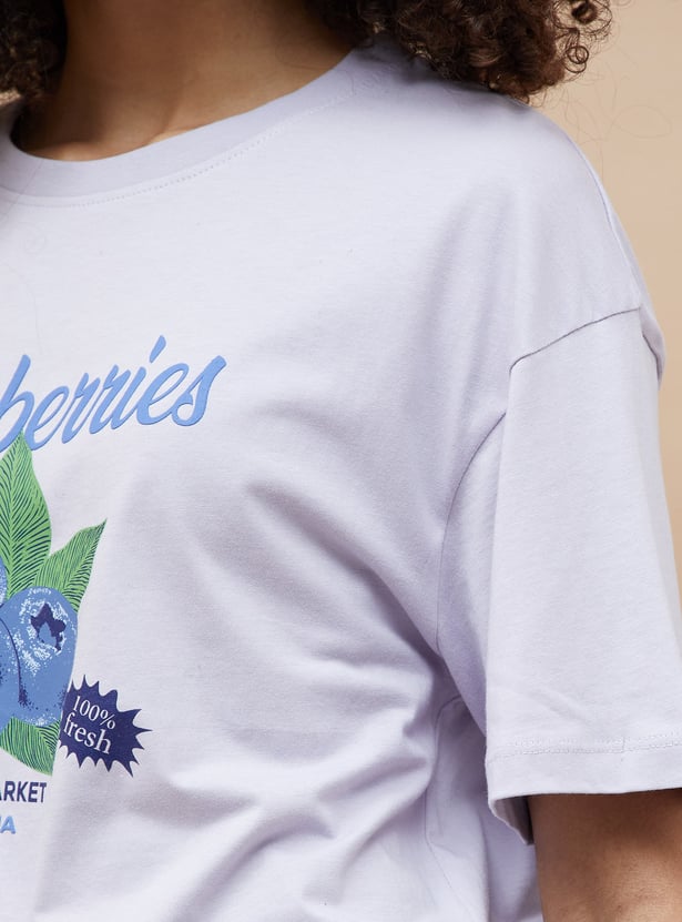 FAME FOREVER Graphic Print T-shirt