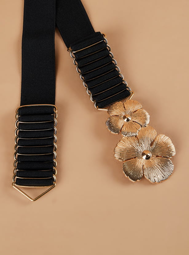 GINGER Flower Buckled Belt