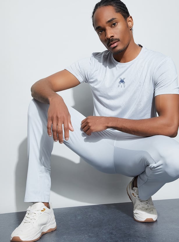 KAPPA Textured Crew Neck T-shirt