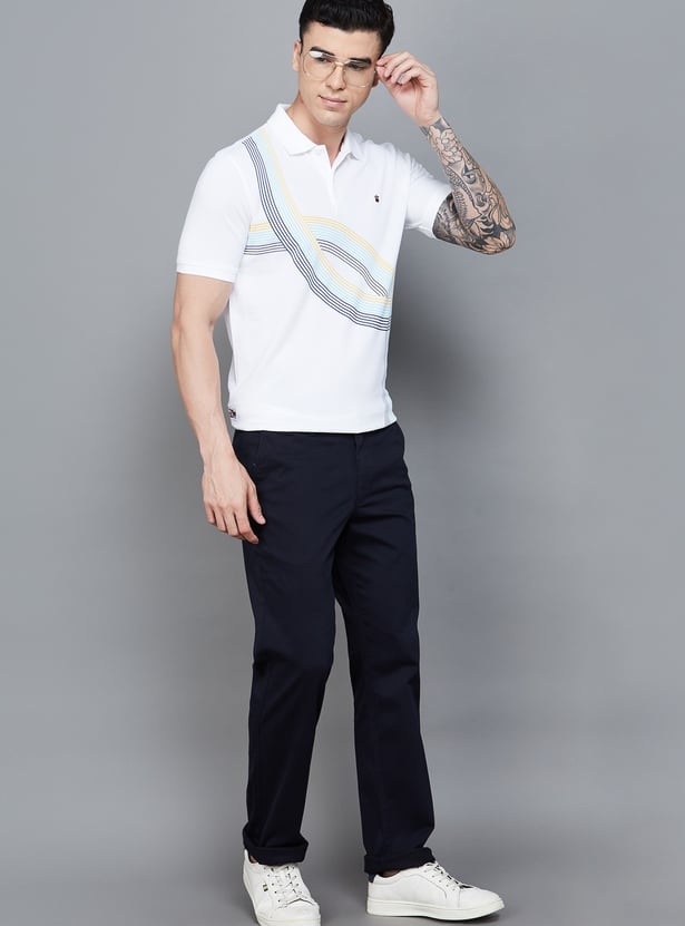 INDIAN TERRAIN Solid Regular Fit Trousers