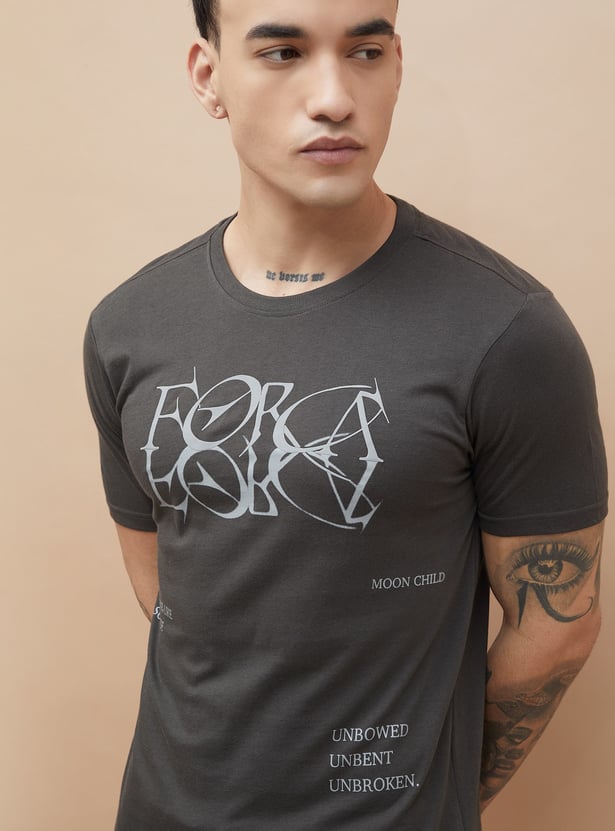FORCA Typographic Print T-shirt