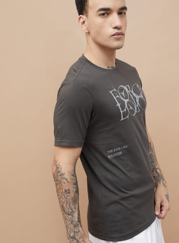 FORCA Typographic Print T-shirt