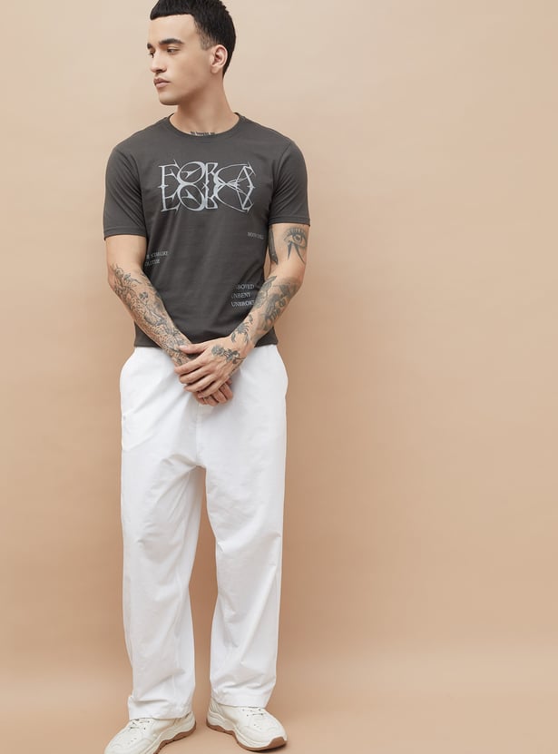 FORCA Typographic Print T-shirt