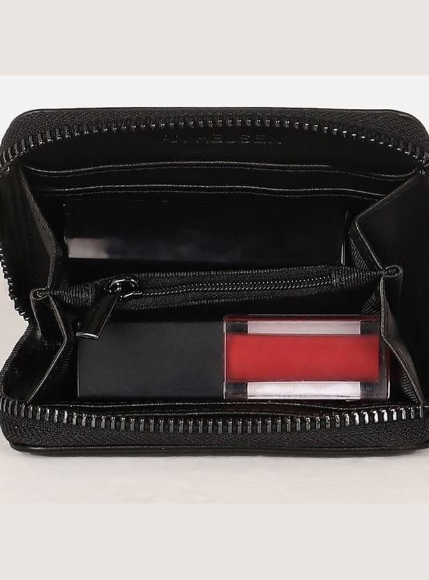 VAN HEUSEN Solid Zip-Around Wallet