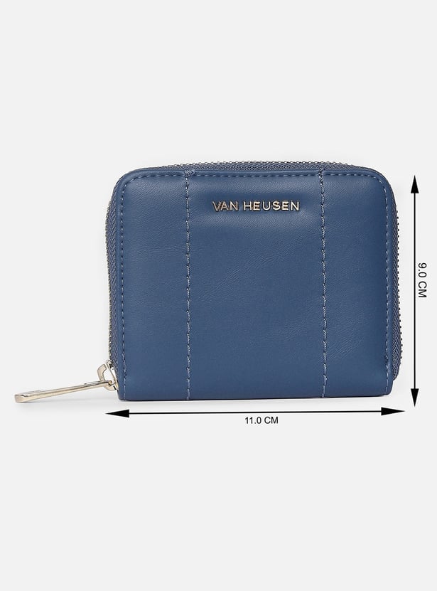 VAN HEUSEN Solid Zip-Around Wallet