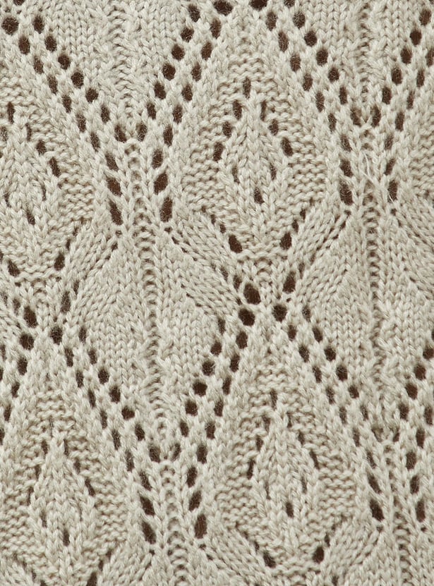 COLOUR ME Knit Patterned Cardigan