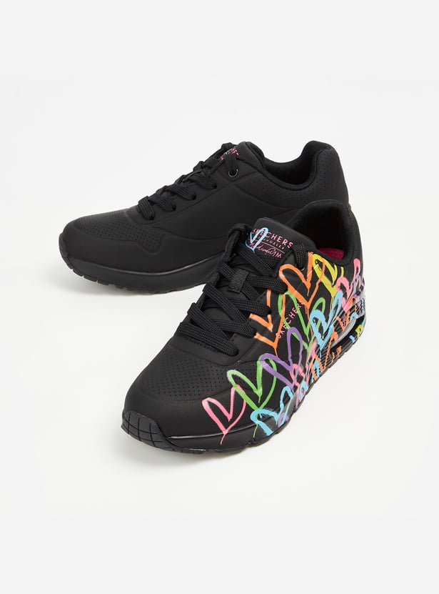 Buy SKECHERS Uno Highlight Love Sports Shoes from Skechers at just