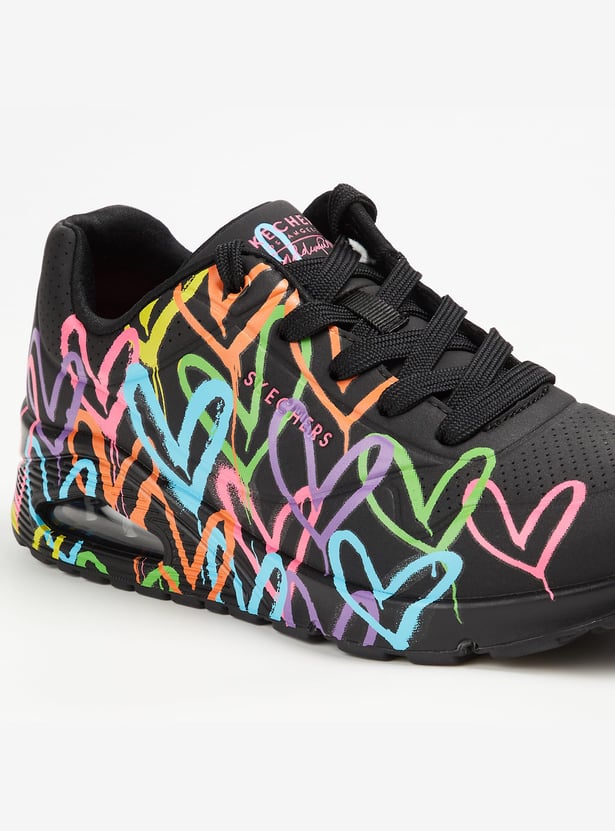 Buy SKECHERS Uno Highlight Love Sports Shoes from Skechers at just