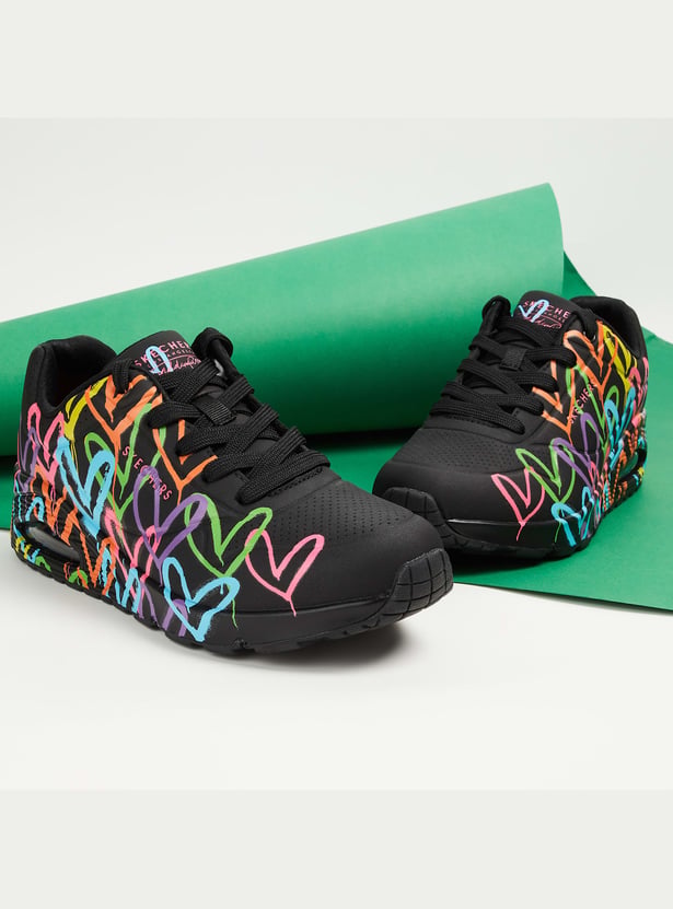 Buy SKECHERS Uno Highlight Love Sports Shoes from Skechers at just