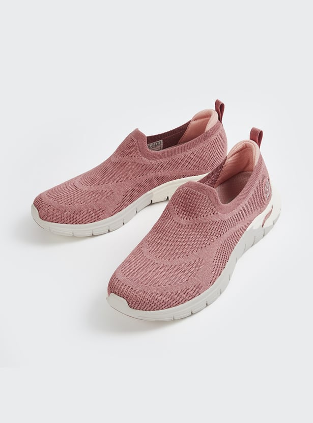 SKECHERS Arch-Fit Vista Inspiration Mesh Knit Slip-On Sports Shoes