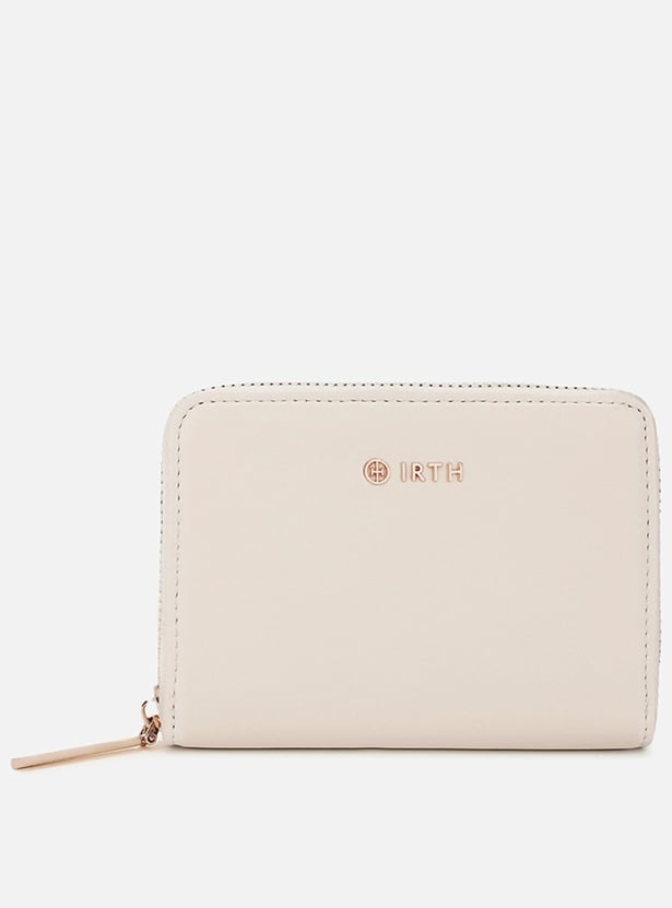 IRTH Solid Zip-Around Wallet