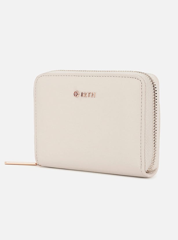 IRTH Solid Zip-Around Wallet