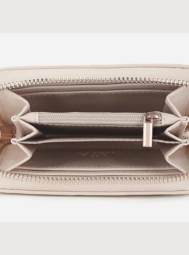 IRTH Solid Zip-Around Wallet