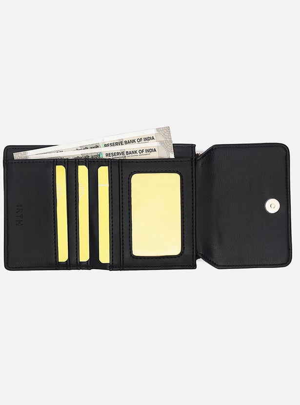 IRTH Solid Zip-Around Wallet