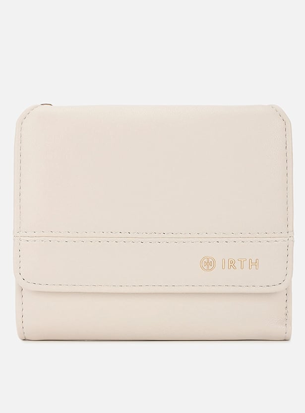 IRTH Solid Zip-Around Wallet