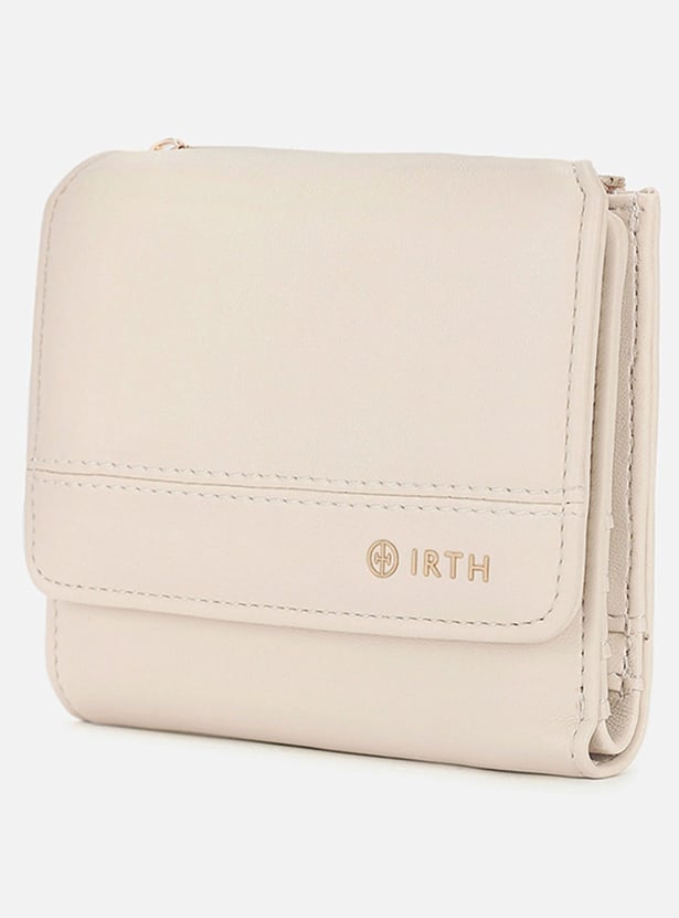 IRTH Solid Zip-Around Wallet