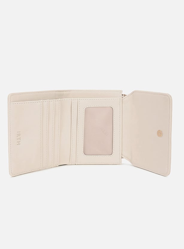 IRTH Solid Zip-Around Wallet
