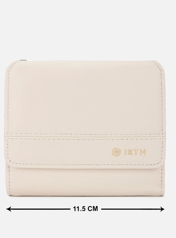IRTH Solid Zip-Around Wallet