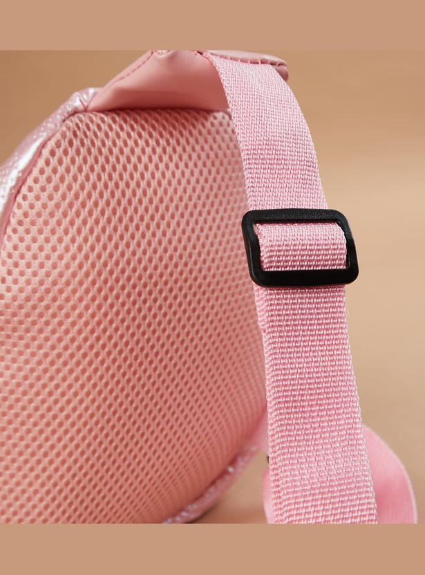 FAME FOREVER Quilted Crossbody Backpack with Bow