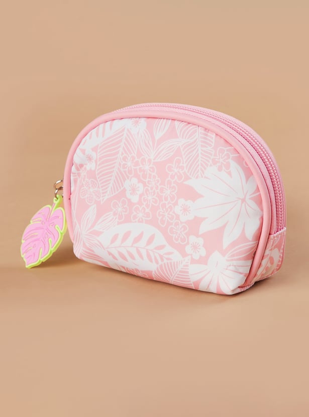 FAME FOREVER Printed Vanity Pouch