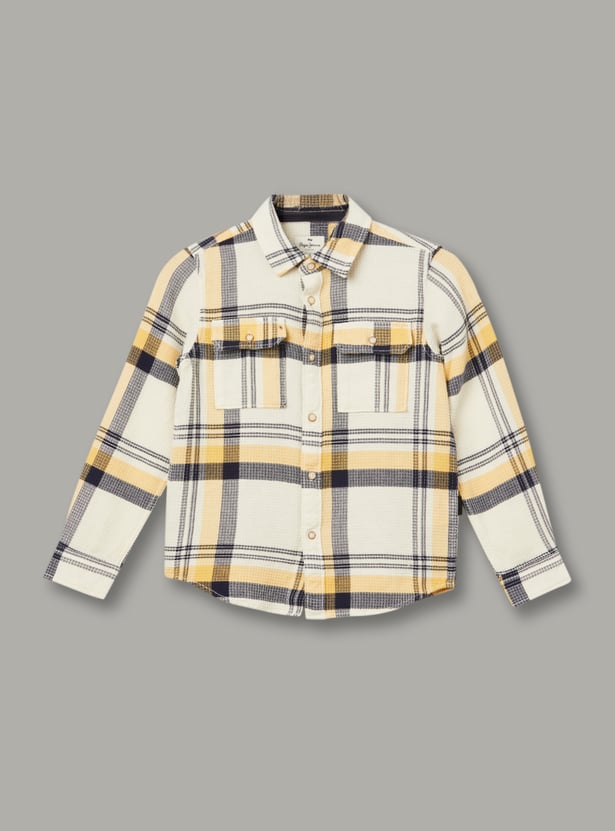 PEPE JEANS Boys Checked Shirt