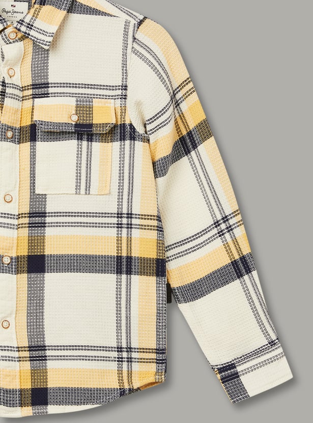 PEPE JEANS Boys Checked Shirt