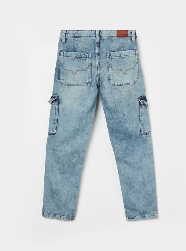 PEPE JEANS Boys Comfort Fit Cargo Jeans