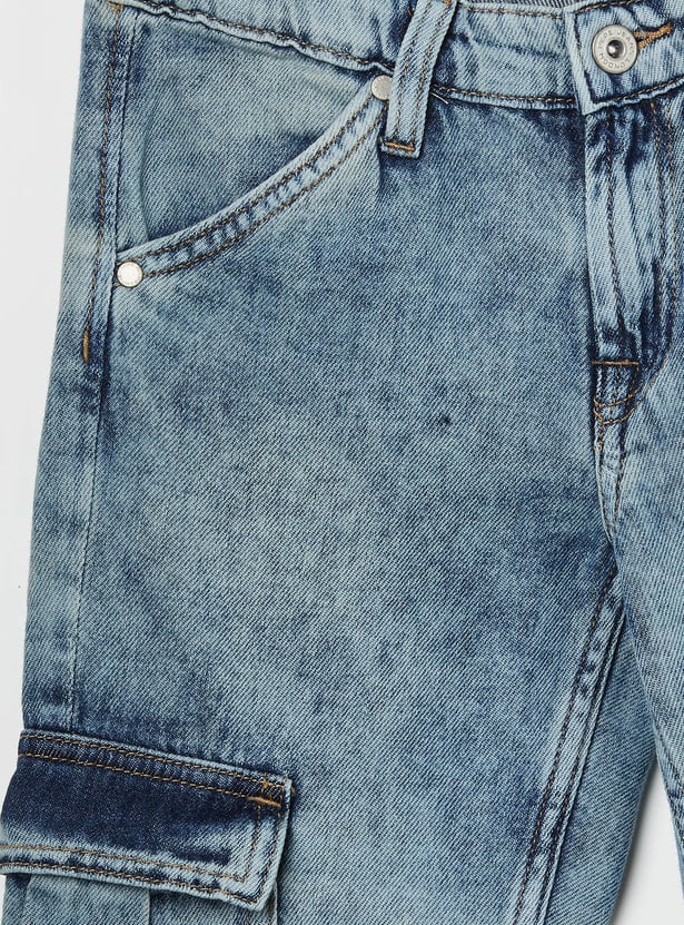 PEPE JEANS Boys Comfort Fit Cargo Jeans