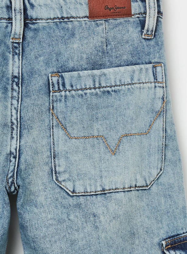 PEPE JEANS Boys Comfort Fit Cargo Jeans
