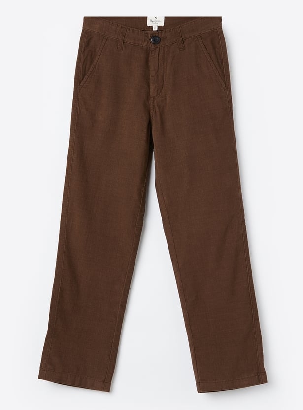 PEPE JEANS Boys Solid Trousers