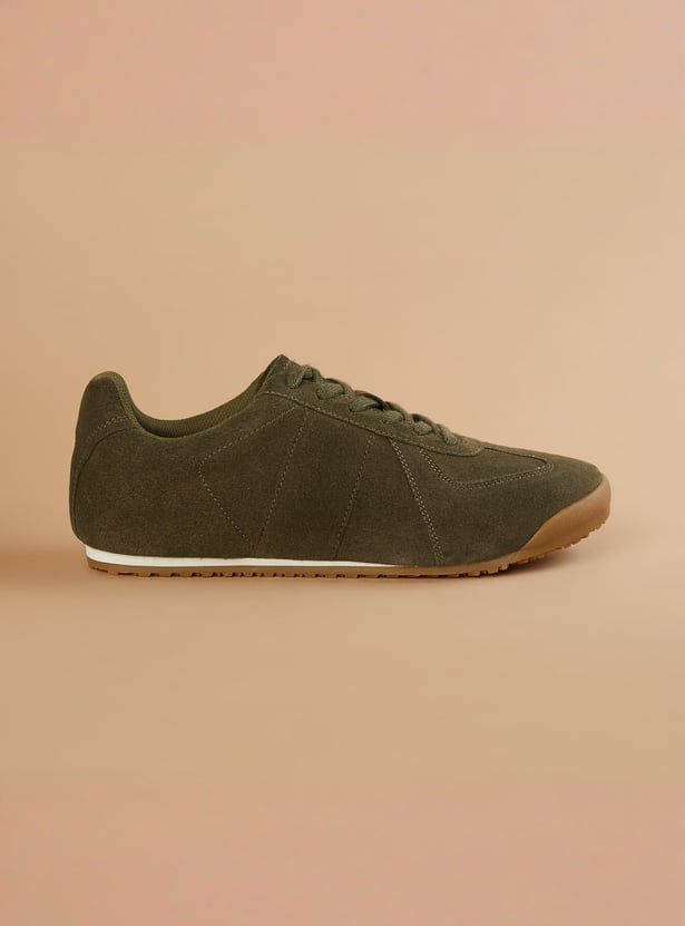 FORCA Suede Sneakers with Tonal Overlays