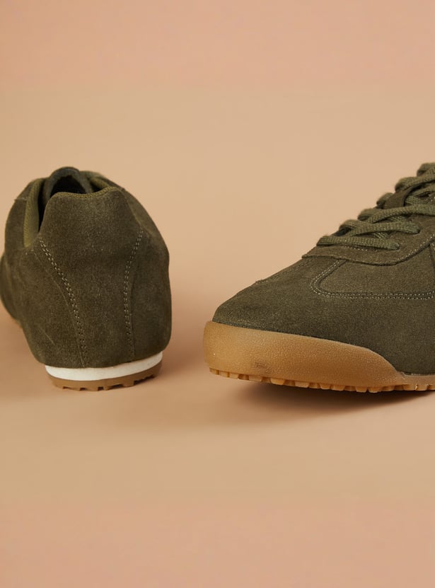 FORCA Suede Sneakers with Tonal Overlays