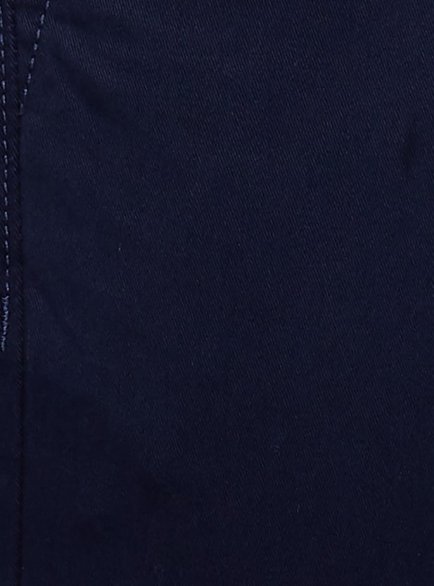 ARROW SPORT Solid Slim Tapered Trousers