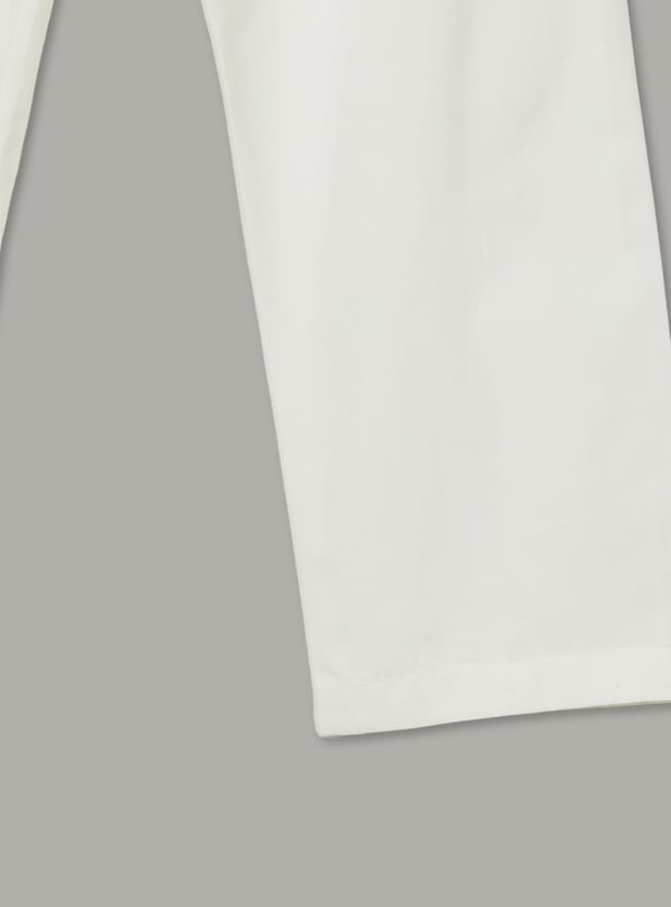 MELANGE Boys Embroidered Kurta Set with Nehru Jacket