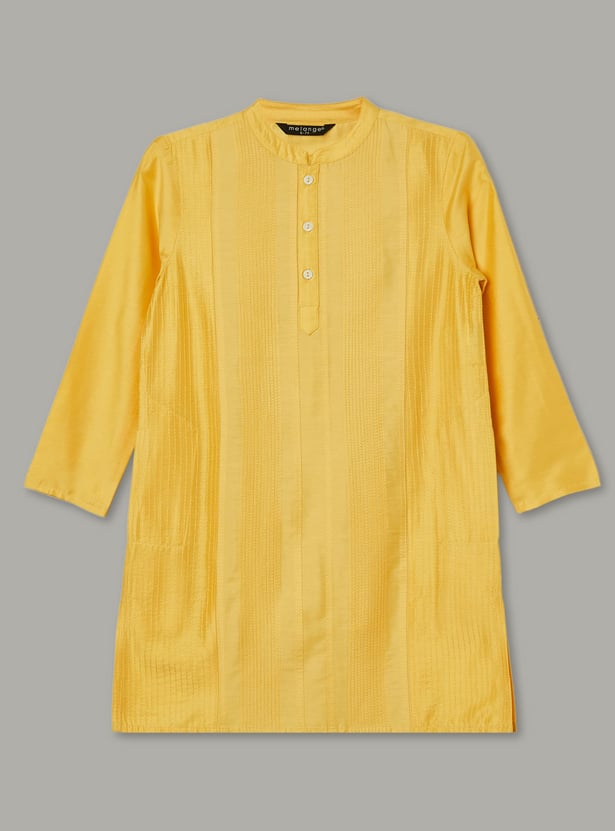 MELANGE Boys Embroidered Kurta Set with Nehru Jacket