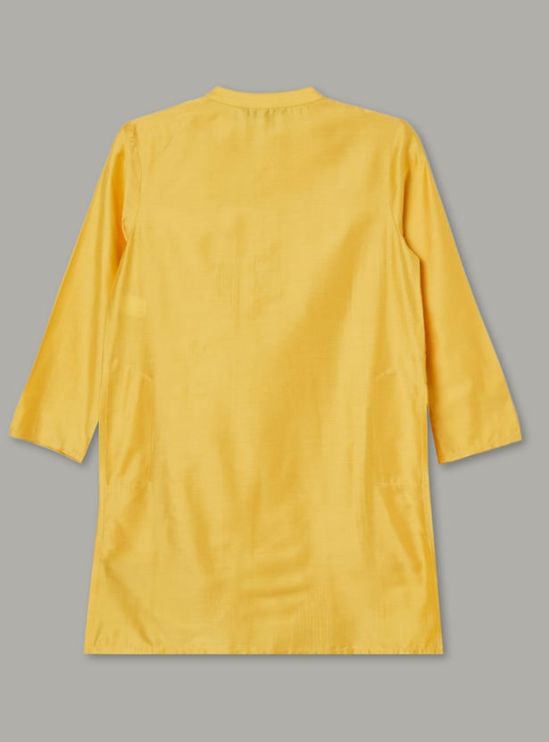 MELANGE Boys Embroidered Kurta Set with Nehru Jacket