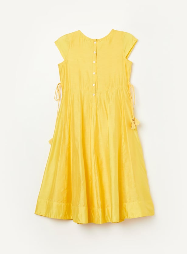 MELANGE Girls Embellished A-line Dress