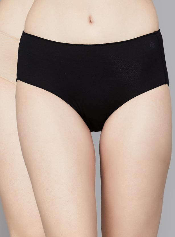 JOCKEY Solid Hipster Panties - Pack of 2