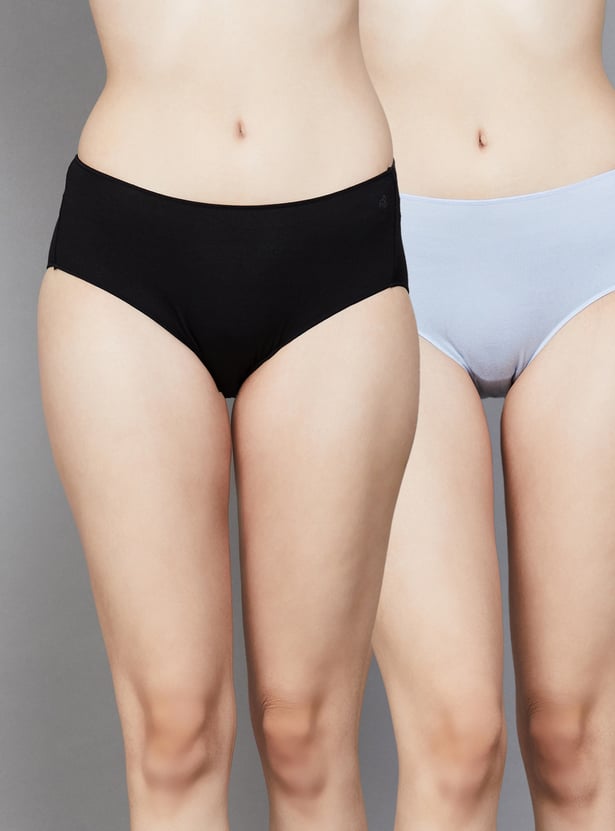 JOCKEY Solid Hipster Panties - Pack of 2