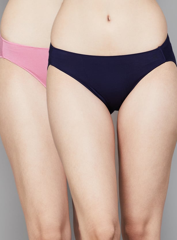 JOCKEY Solid Bikini Panties - Pack of 2