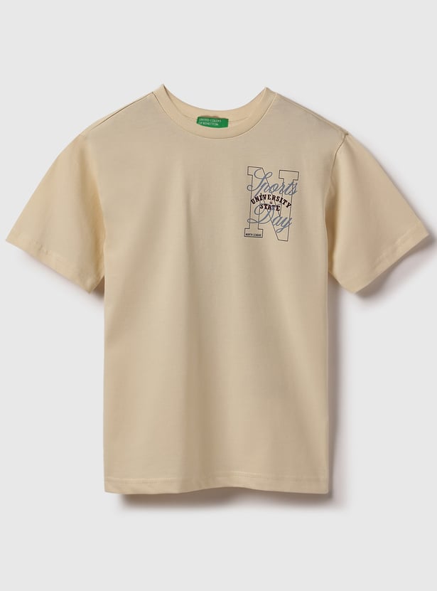 UNITED COLORS OF BENETTON Boys Back Print T-shirt