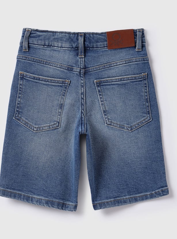 UNITED COLORS OF BENETTON Boys Washed Shorts