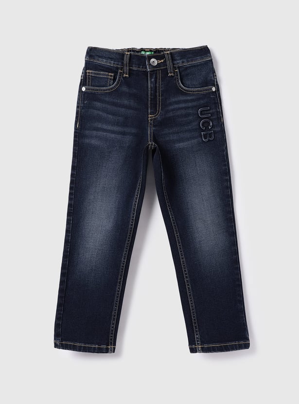 UNITED COLORS OF BENETTON Boys Washed Jeans