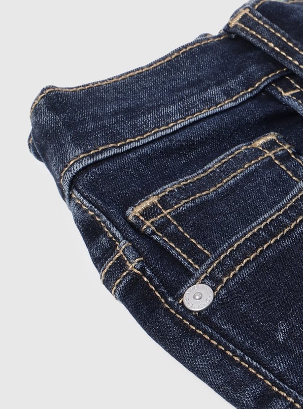 UNITED COLORS OF BENETTON Boys Washed Jeans