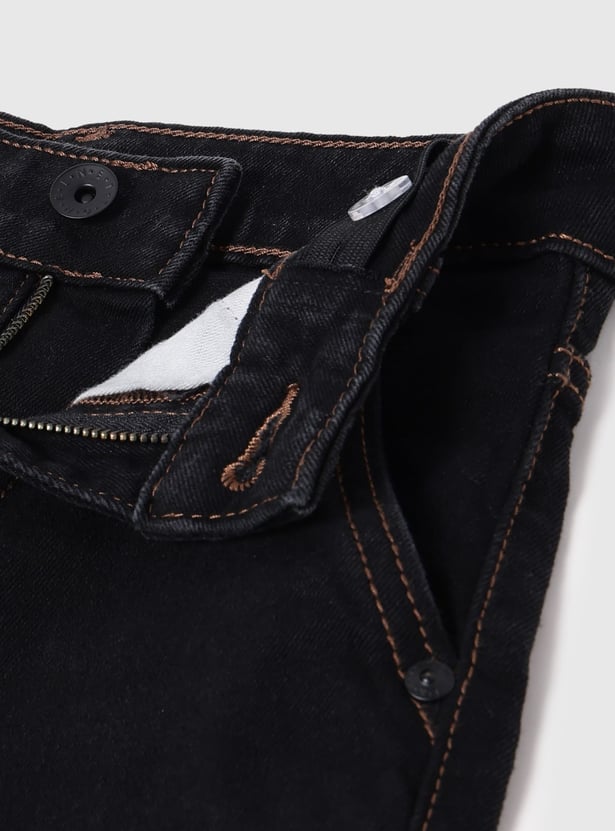 UNITED COLORS OF BENETTON Boys Washed Regular Fit Jeans