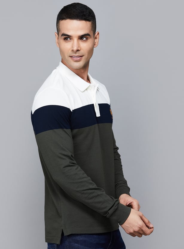 US POLO ASSN Colourblock Polo T-shirt