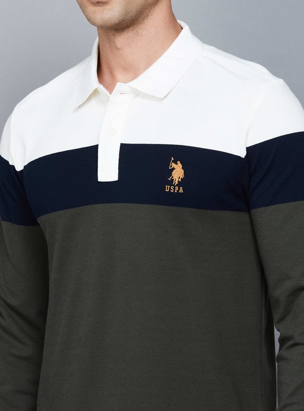 US POLO ASSN Colourblock Polo T-shirt