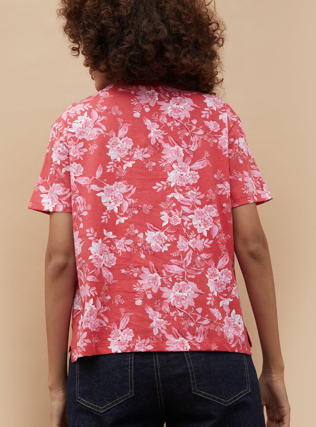COLOUR ME Floral Print T-shirt