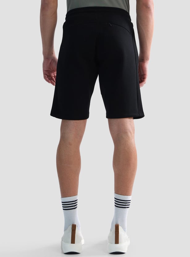 US POLO ASSN Solid Elasticated Shorts